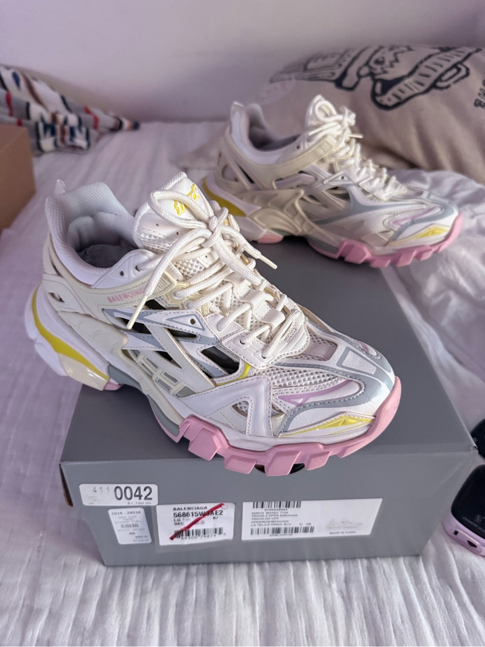 Balenciaga Track.2 Open Sneakers Women’s Size 38 / US 8 – Authentic
